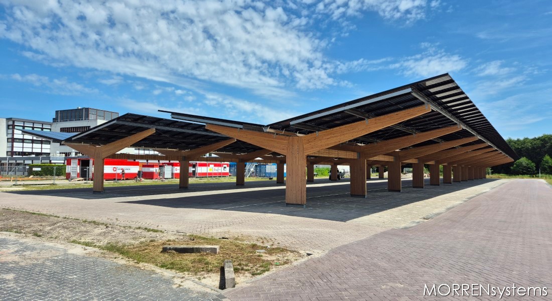 MORRENsolar - solar parking hout